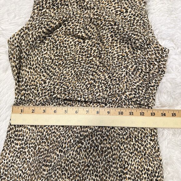 J McLaughlin Micro Animal Print Anne Sheath Dress Women Size 0 Sleeveless NWT - Picture 13 of 15